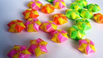 Qùa tặng độc đáo - Xếp sao bằng ống hút