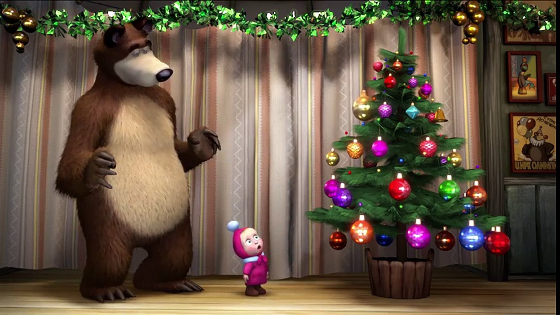 Masha Et Michka 3 2 1 Joyeux Noel Episode 3 Dessins Animes En Francais Dailymotion Video