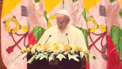 미얀마 방문한 교황, 로힝야족 직접 언급 안해 / YTN