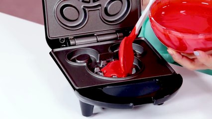 미키마우스 와플메이커 요리놀이 [미키마우스 와플 만들기] waffles 지니