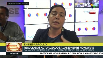 Se reduce la brecha entre Nasralla y Hernández en Honduras