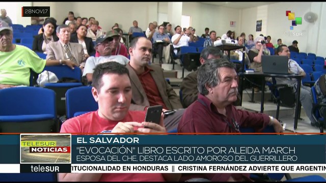 El Salvador: Aleida Guevara presenta libro sobre la vida del Che