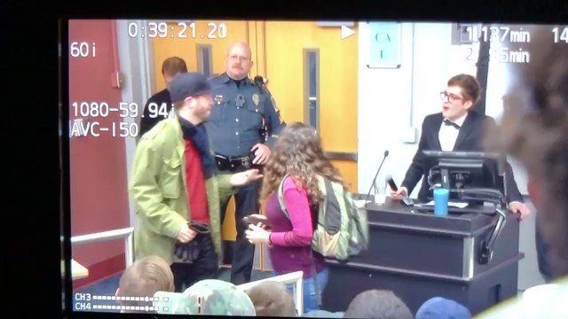 Conservative Commentator Attacks Speech-Stealing Protester at University of Connecticut 'It's Okay to Be White' Speech