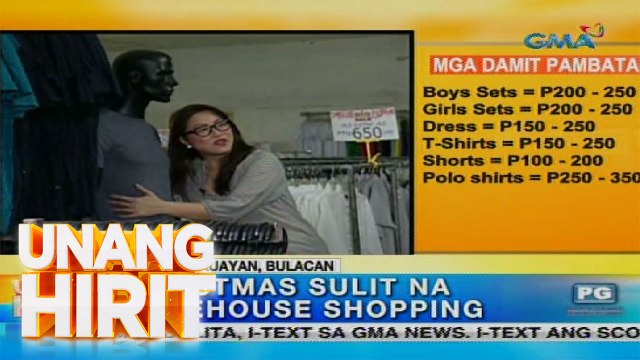 Unang Hirit: Christmas Sulit sa Warehouse Shopping sa Meycauayan, Bulacan