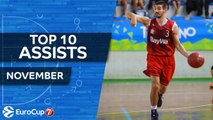 7DAYS EuroCup, Top 10 Assists, November