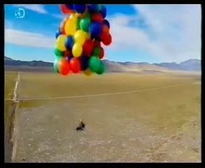 Up (real): Volar con globos de helio