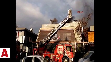 Etiler'de korkutan yangın!;