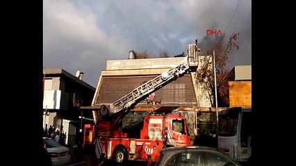 Etiler'de korkutan yangın!