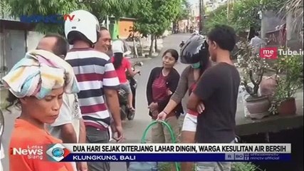 Warga Klungkung Bali Krisis Air Bersih