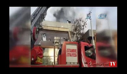 Etiler'deki et lokantasının bacasında yangın çıktı