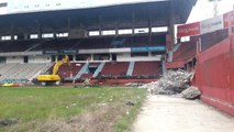 Trabzon Hüseyin Avni Aker Stadyumunun Yıkımı Başladı
