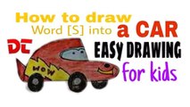HOW TO DRAW A CAR EASY FOR KIDS | COOL AND SIMPLE DRAWING TRICKS FOR KIDS | DAWING TUBER