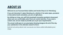 Art Glass Pendants - Fourward Glass Gallery