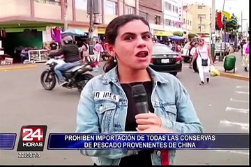 Sanipes prohíbe importación de conservas de pescado desde China