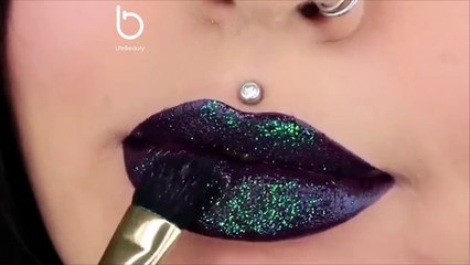 Lipstick Tutorial Compilation 2017  New Amazing Lip Art Ideas November 2017 _ Part 21-ef7blgAGu0w