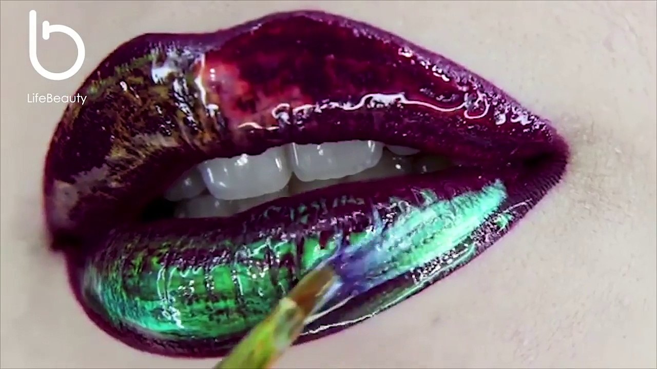 Lipstick Tutorial Compilation 2018 New Amazing Lip Art Ideas December 2017 Part 1