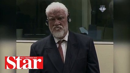 Eski Hırvat General Praljak mahkemede zehir içti