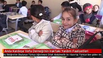 Anda Kardeşe Vefa Derneği'nin Irak'taki Yardım Faaliyetleri