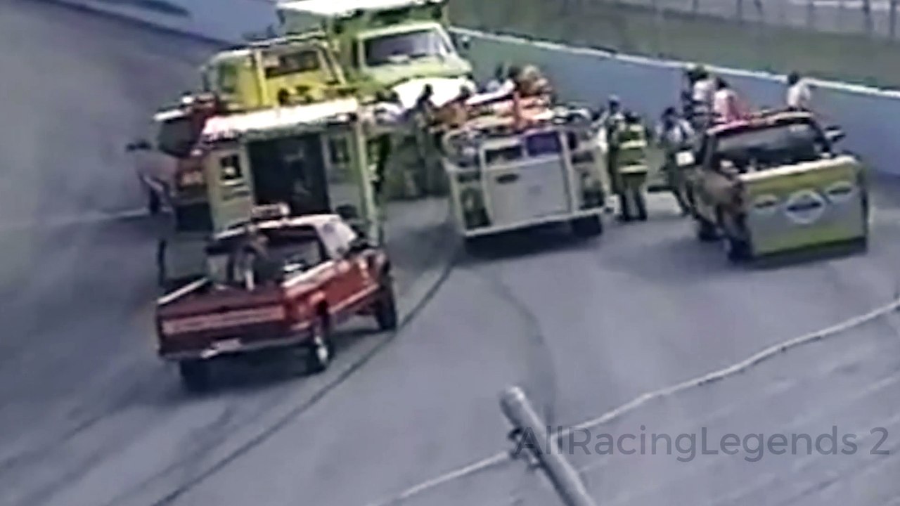 John Nemechek fatal crash at Homestead-Miami Speedway (16 March 1997) NASCAR Truck