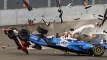 Alex Zanardi nearly fatal crash at EuroSpeedway - All Angles   Pics (15 septeber 2001)