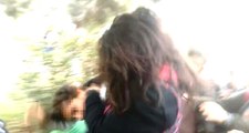 Şanlıurfa'da Kız Öğrencilerin Saç Saça Kavgası Kameraya Yansıdı