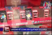 La Victoria: ladrones se llevan cien teléfonos celulares en feria navideña