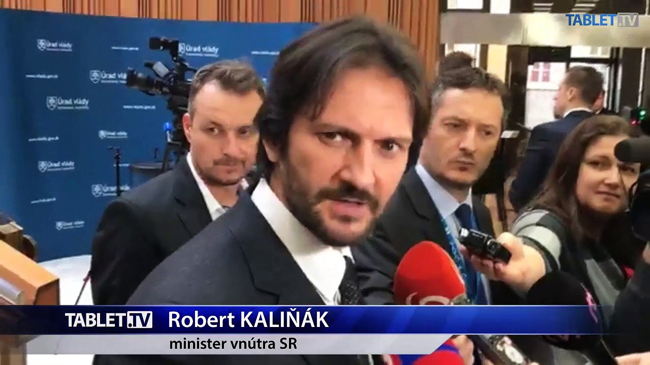 ZÁZNAM: Brífing ministra vnútra R. Kaliňáka po skončení rokovania vlády