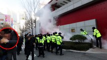 중국대사관에 화염병 던진 50대 중국동포 체포 / YTN