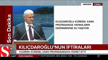 Başbakan Yıldırım'dan Kılıçdaroğlu'nun iftiralarına ilişkin: Bu iftiralar seçim kazandırmaz