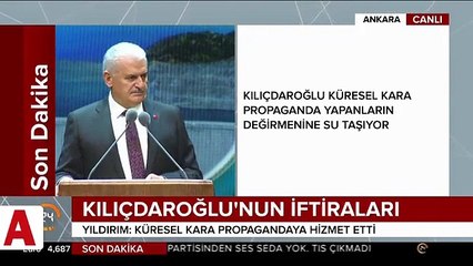 Başbakan Yıldırım'dan Kılıçdaroğlu'nun iftiralarına ilişkin: Bu iftiralar seçim kazandırmaz