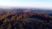 Drone Footage Captures Fog Wall Over Ridge Spring, South Carolina