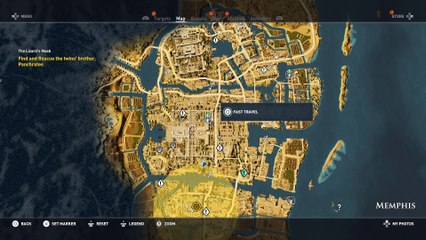 ASSASSINS'S CREED ORIGINS 刺客信条：起源 PT 25 ( MAIN QUEST ) THE LIZARD'S MASK