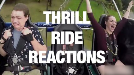 Hilarious Thrill Ride Reactions