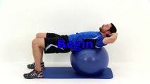Challenging Exercise Ball Ab Workout - Physioball Workout for the Core