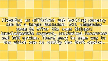Not All Web Hosts Are the Same - How Do We Choose?