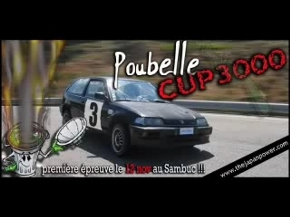 Poubelle Cup 3000 1ere manche : 205 gti, mx6, civic crx, 309