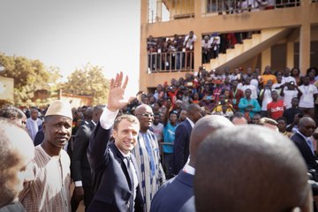 Download Video: Déclaration conjointe du Président de la République, Emmanuel Macron, et de M. Roch Marc Christian Kaboré, Président du Burkina Faso