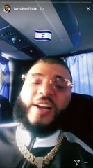 Farruko cantando desde la tierra santa Israel Jerusalén