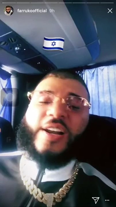 Farruko cantando desde la tierra santa Israel Jerusalén