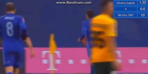 Angelo Henriquez Goal - Dinamo Zagreb 1-0 Istra 29.11.2017