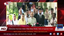 Islamabad- Barrister Zafar Ullah Khan Media Talk At Supreme Court 14-09-2017