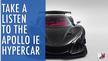 Take A Listen To The Apollo IE HyperCar