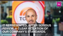 Matt Lauer Fired From NBC After Inappropriate Sexual Behavior Allegations