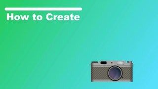 How to Create a Camera in illustrator=