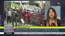 Brasil: Masiva protesta de trabajadores contra la reforma de pensiones