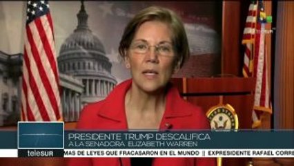 Presidente Donald Trump ofende a los indígenas estadounidenses
