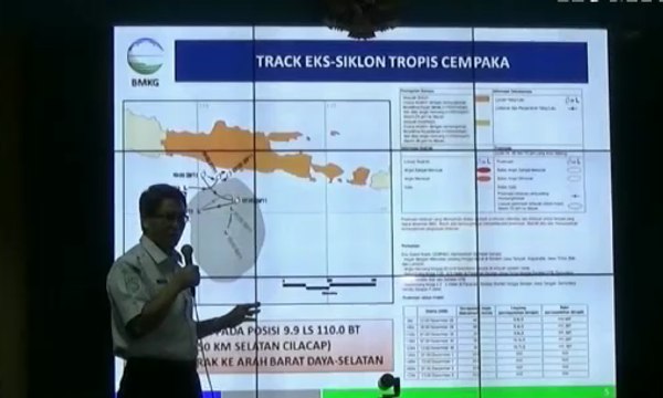 BMKG: Cuaca Ekstrem Akibat Siklon Tropis Akan Menguat