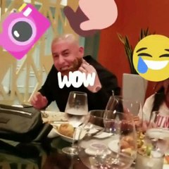 Cosculluela Se enoja por que no quiere que lo graben comiendo