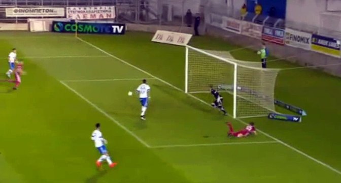 Uroš Đurđević Goal HD - Chania Kissamikos	0-1	Olympiakos Piraeus 29.11.2017