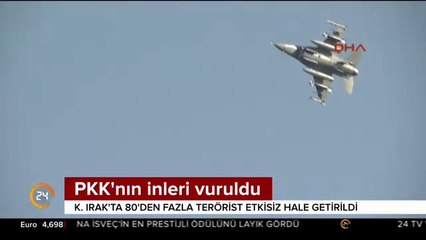 PKK'nın inleri vuruldu
